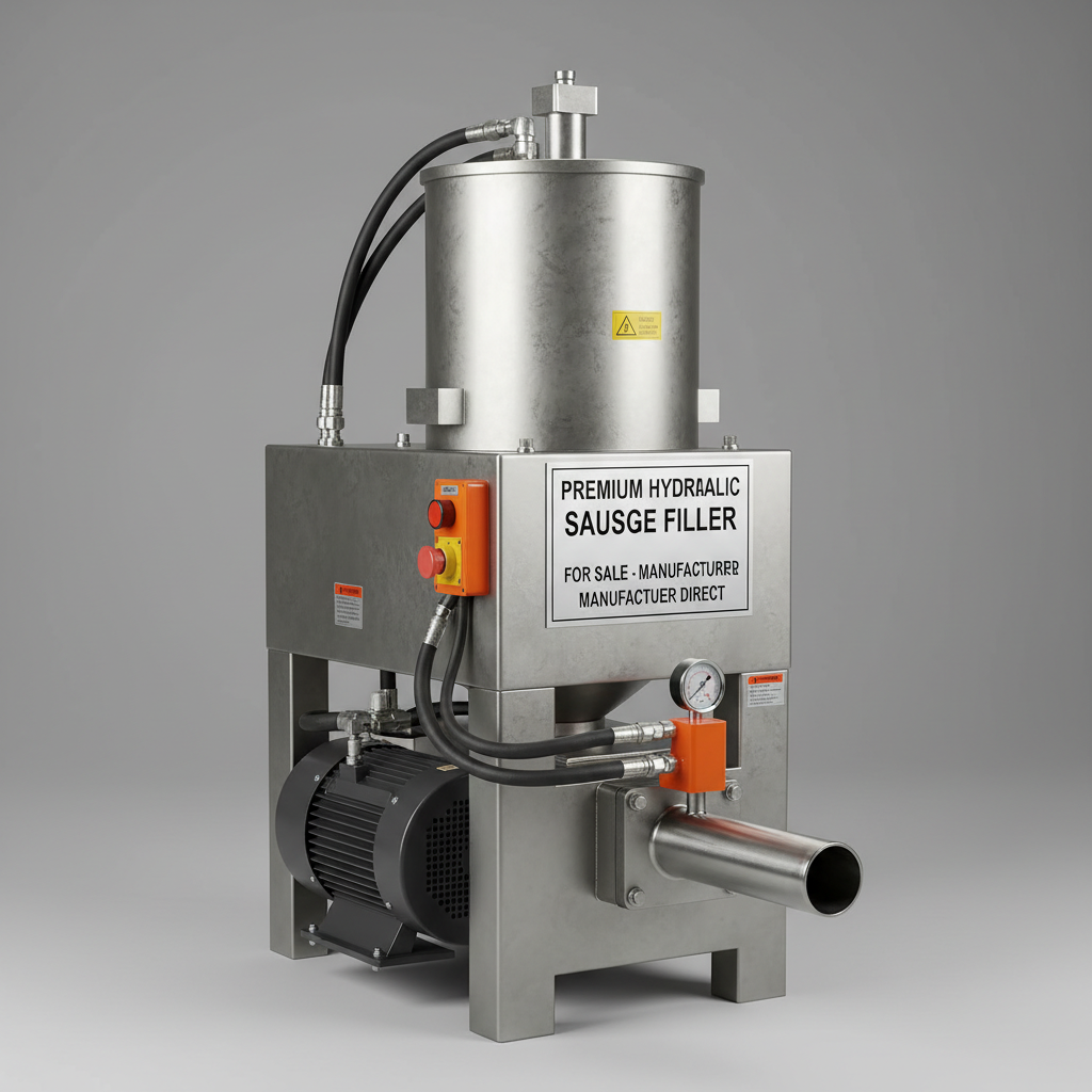 hydraulic sausage filler for sale Manufacture