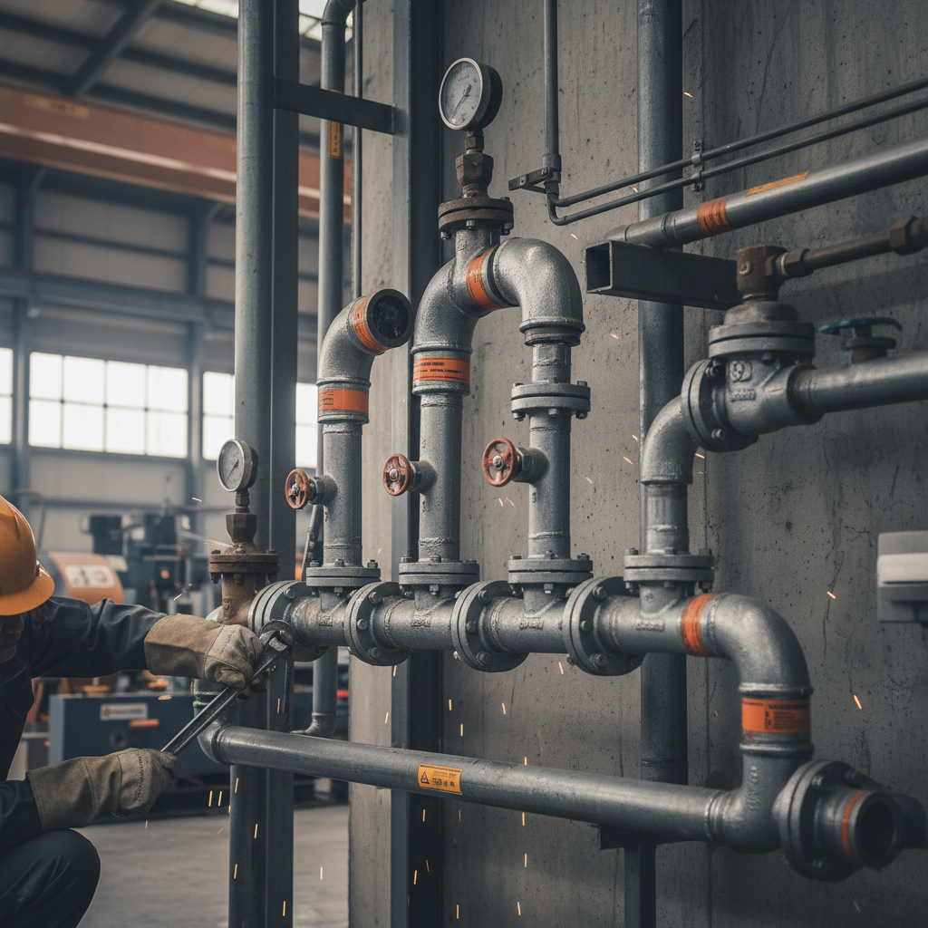 malleable iron fittings for gas pipeline