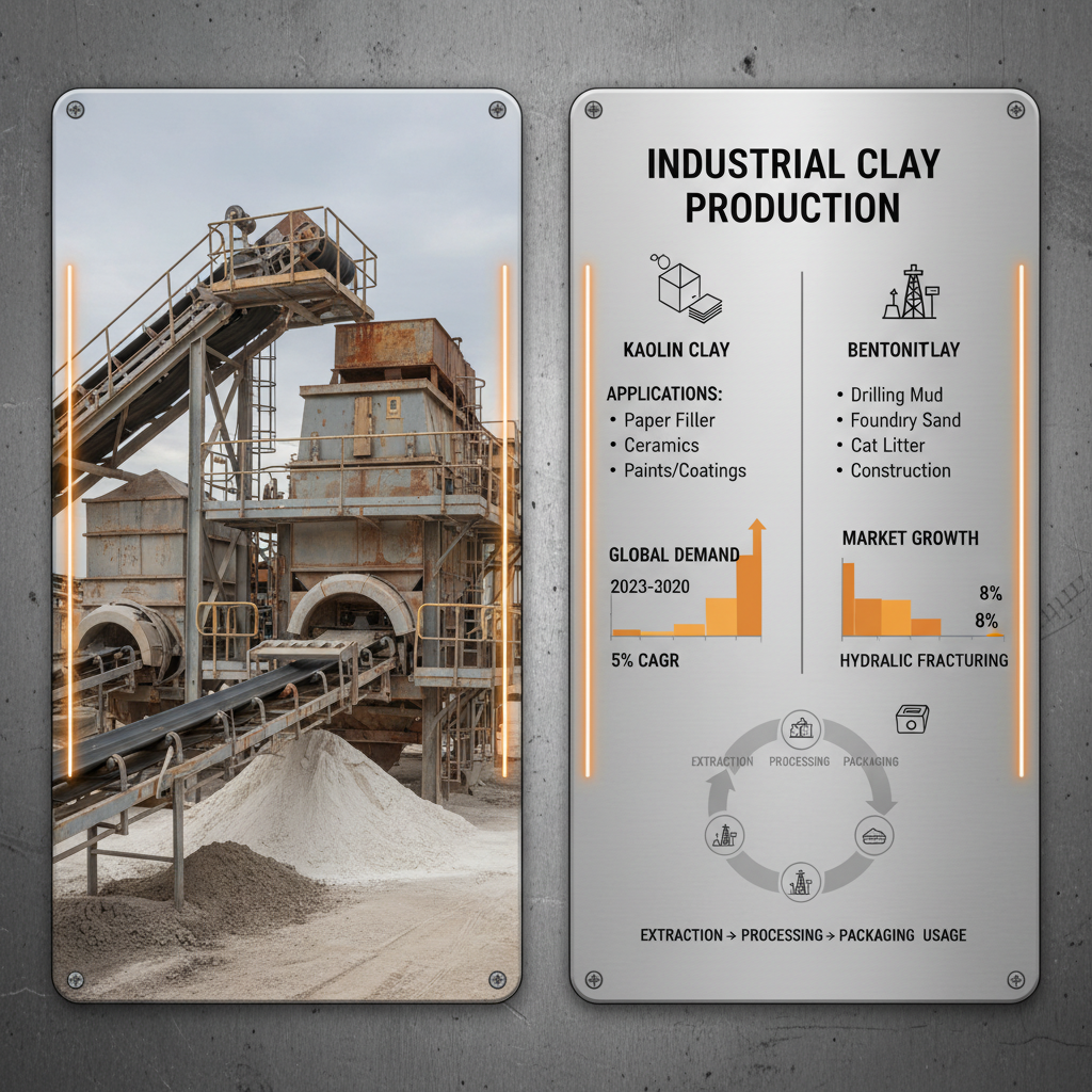 Exploring the Diverse Applications of Kaolin Clay and Bentonite Clay Globally
