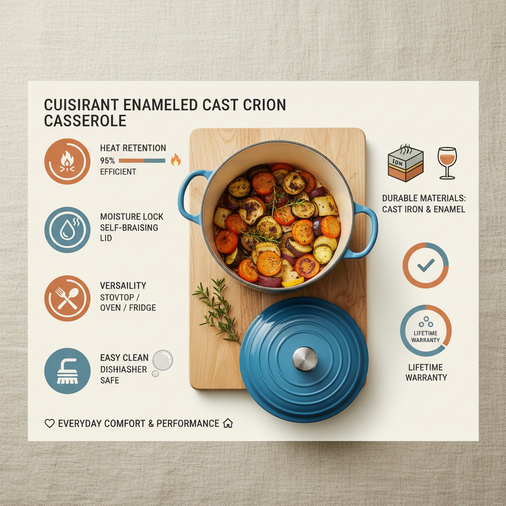 Cuisinart Enameled Cast Iron Casserole A Kitchen Versatility Guide