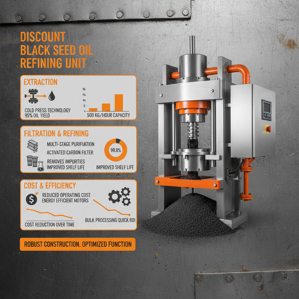 Investing in a Discount Black Seed Oil Refining Unit for Optimal Production