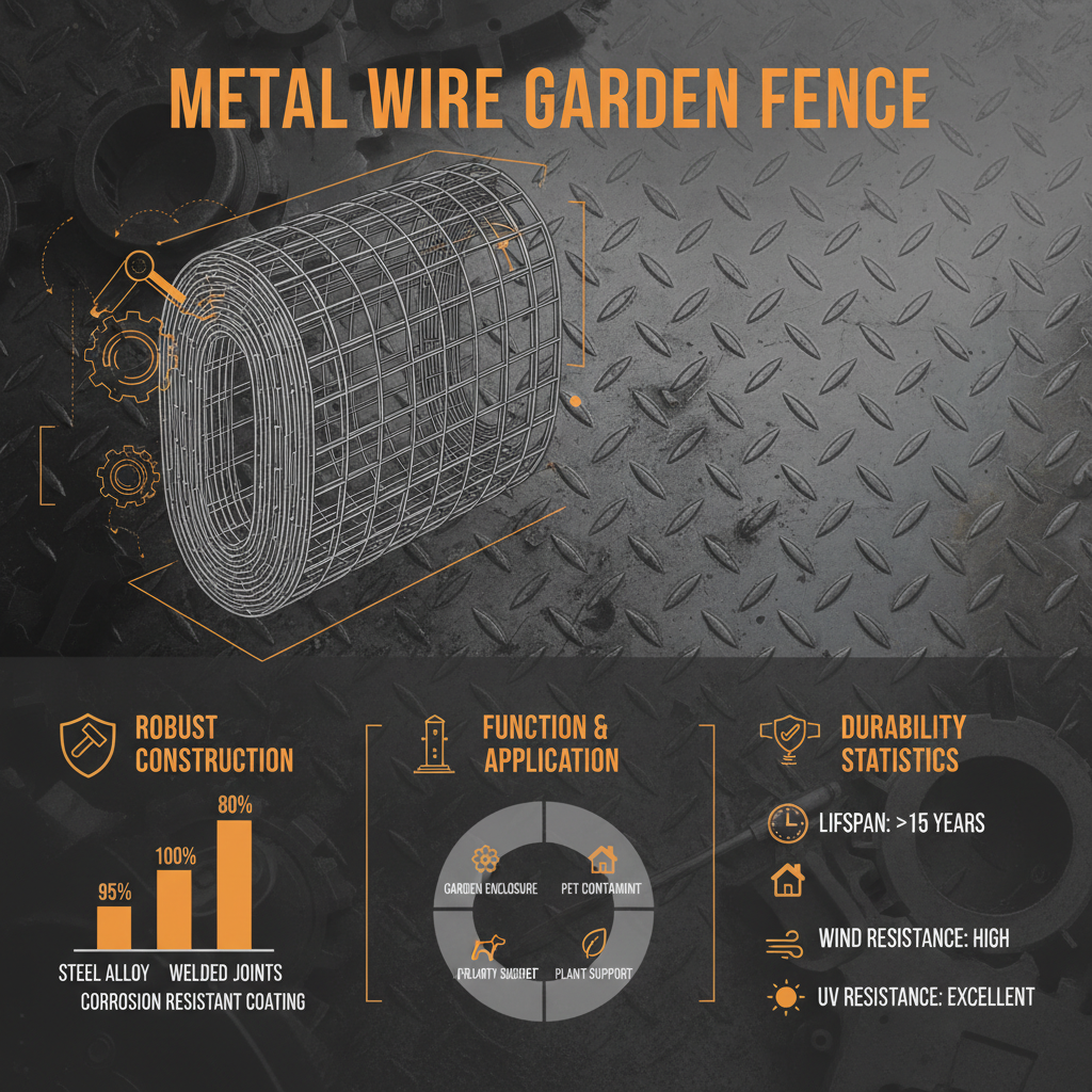 Enhance Your Outdoor Space with a Durable Metal Wire Garden Fence