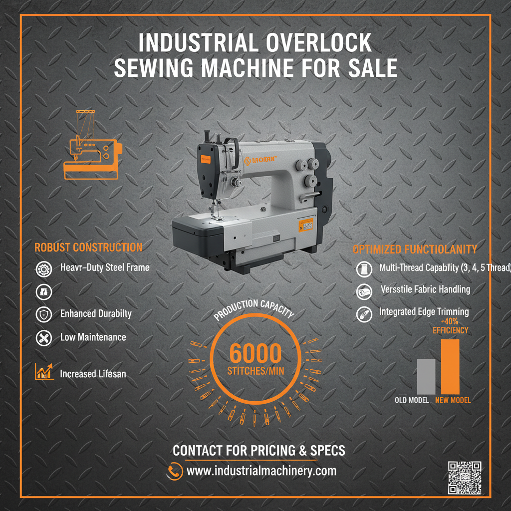Find the Best Industrial Overlock Sewing Machine for Sale Online