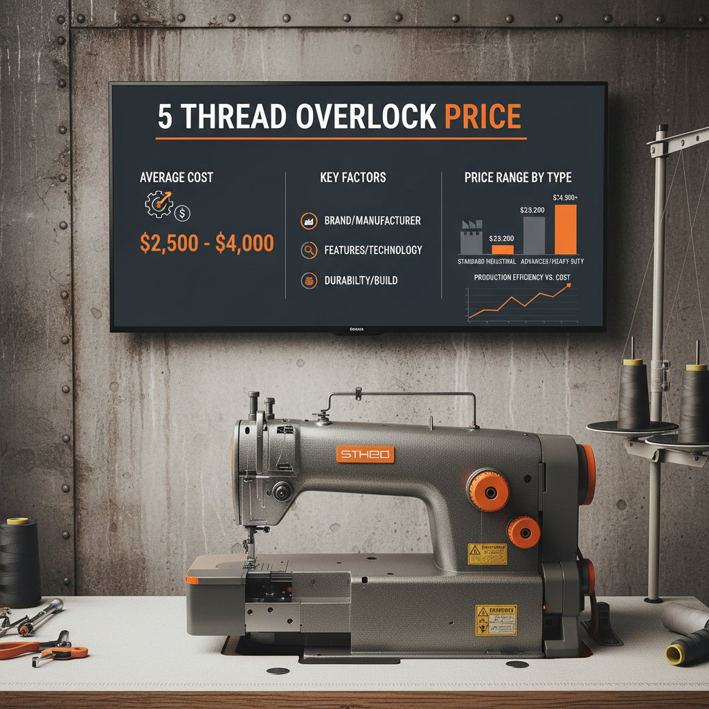 Understanding the 5 Thread Overlock Price Landscape and Key Factors