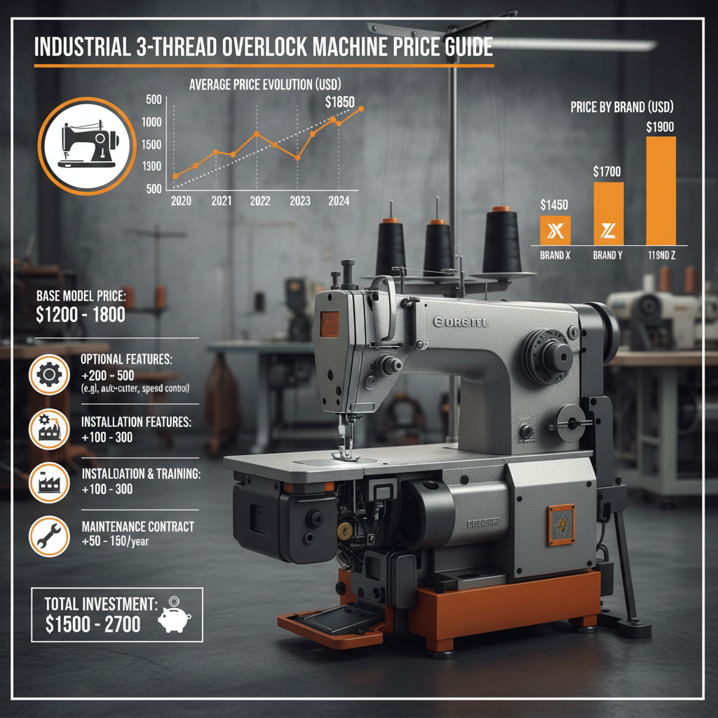 Understanding 3 Thread Overlock Machine Price and Finding Your Ideal Option