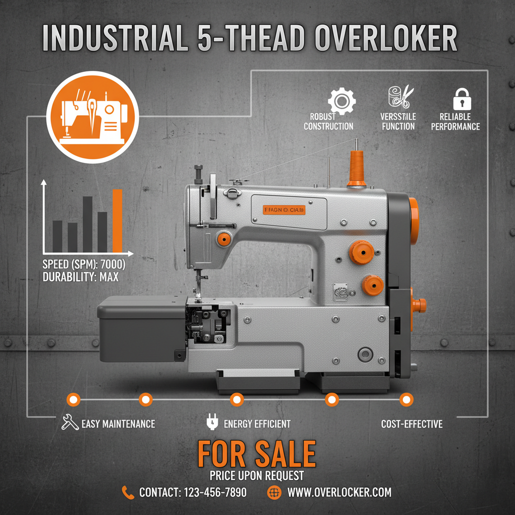 Find the Best 5 Thread Overlocker for Sale and Enhance Your Sewing Projects