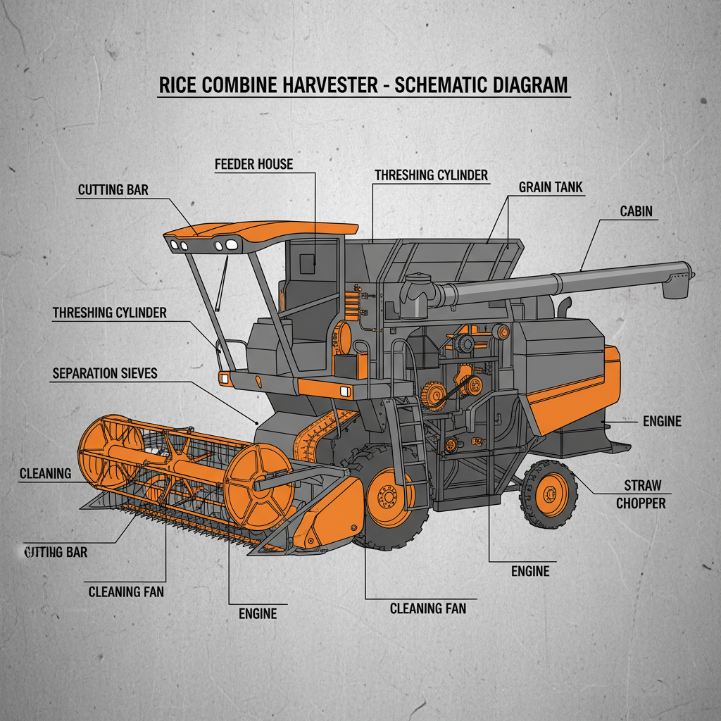 Optimizing Rice Yields with Advanced Rice Combine Harvester Technology