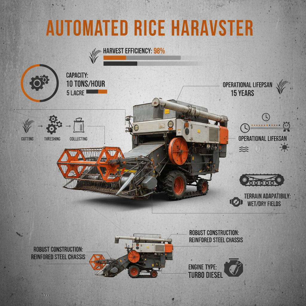 Optimizing Rice Yields with Advanced Rice Combine Harvester Technology