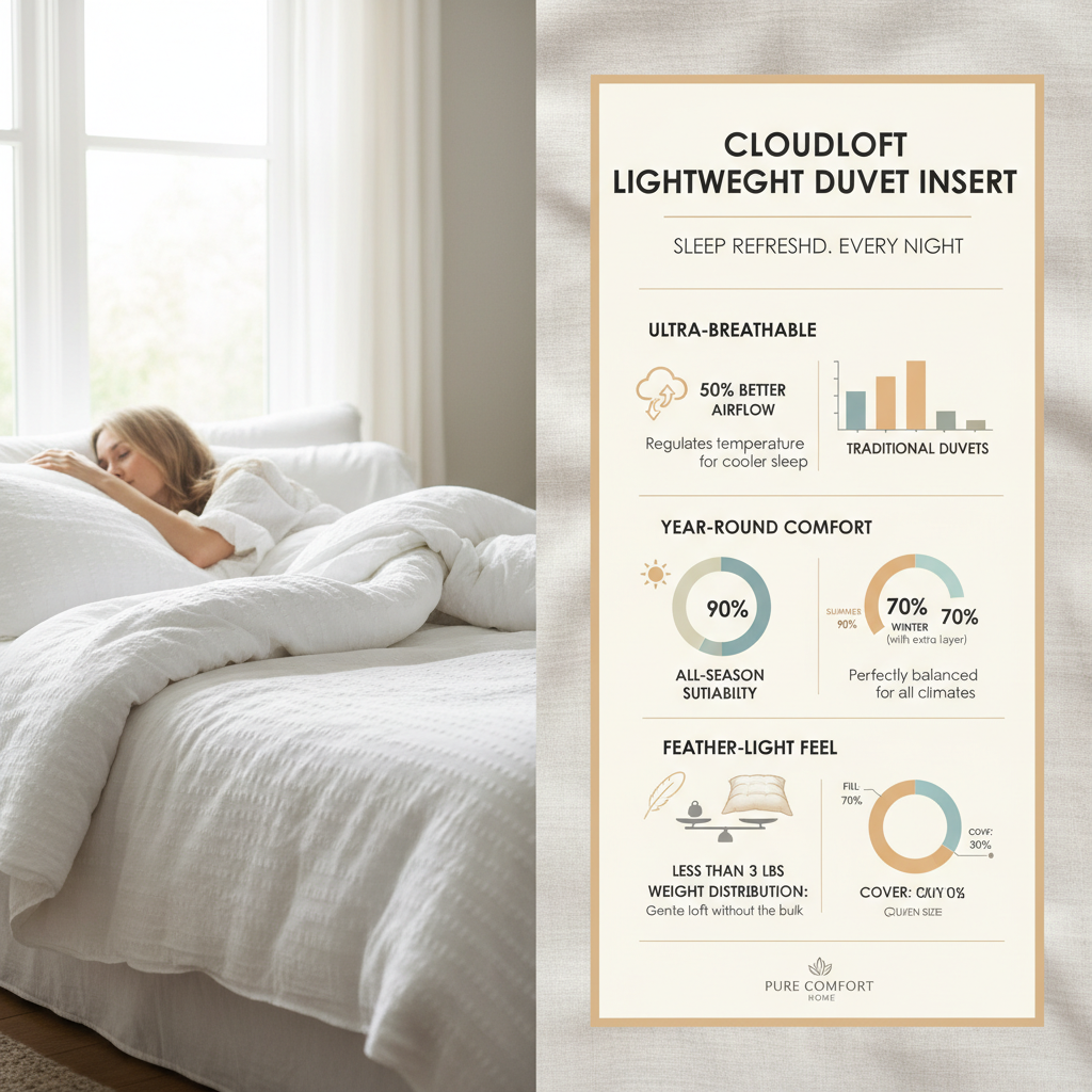 Choosing the Ideal Lightweight Duvet Insert for Restful Sleep