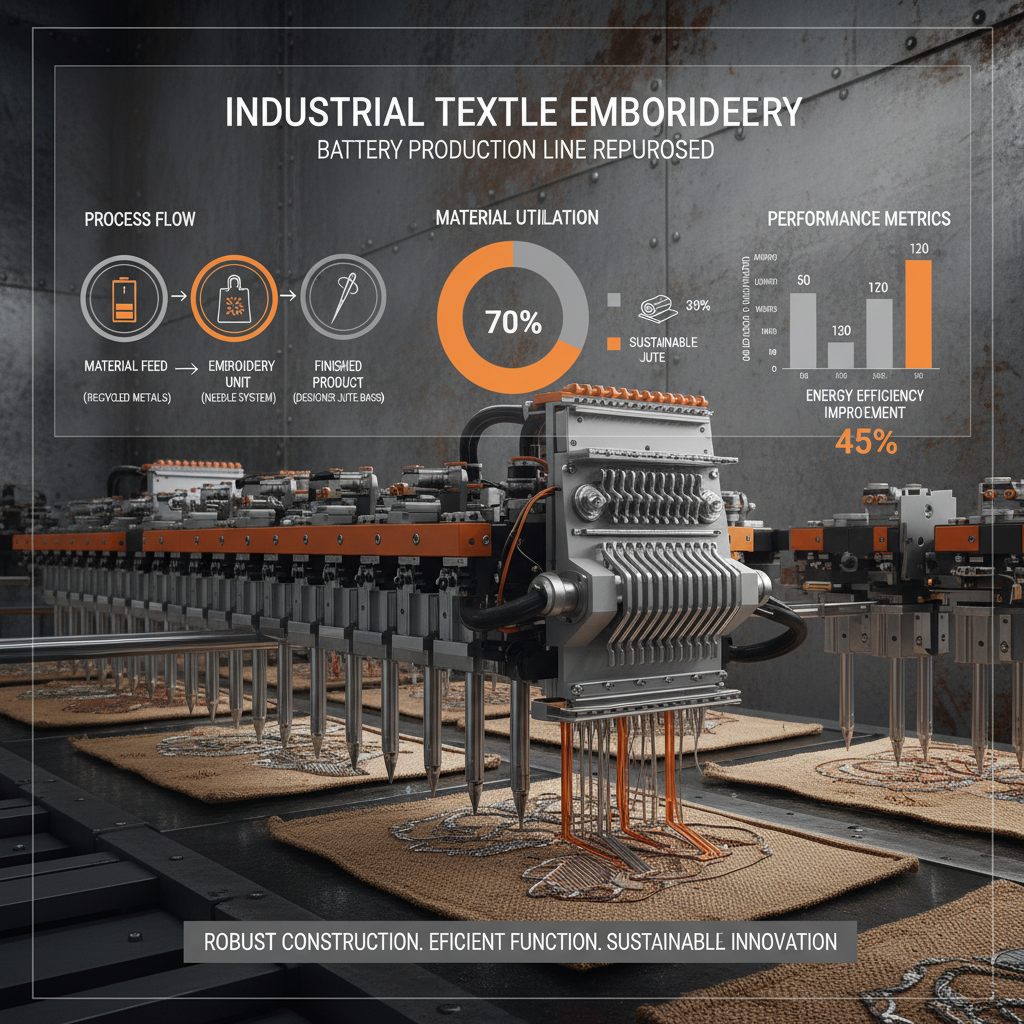 Elevate Your Brand with a Custom Needle to Embroidery Jute Bag