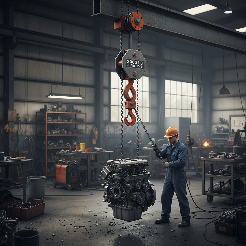 Comprehensive Guide to Utilizing a Robust 2000 lb Chain Hoist for Lifting Operations