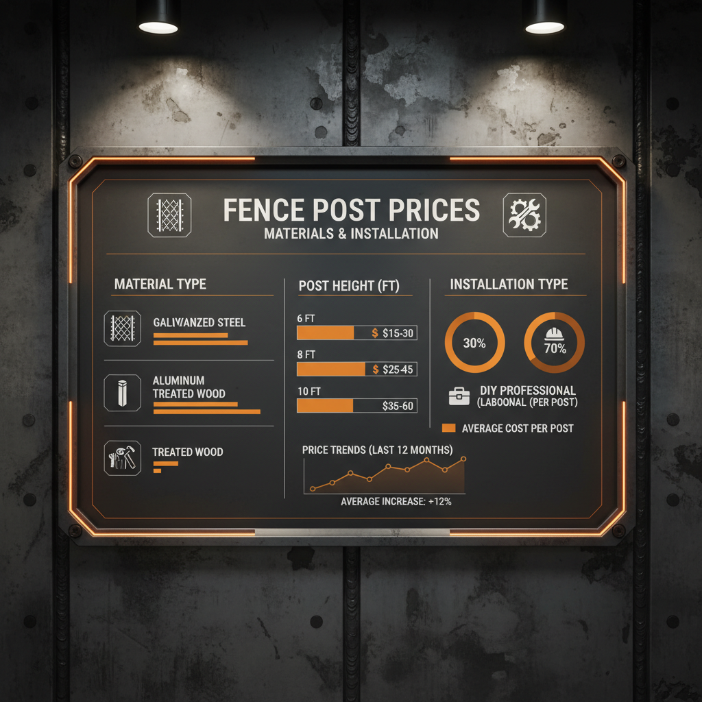 Understanding Fence Post Prices A Comprehensive Guide to Costs and Materials