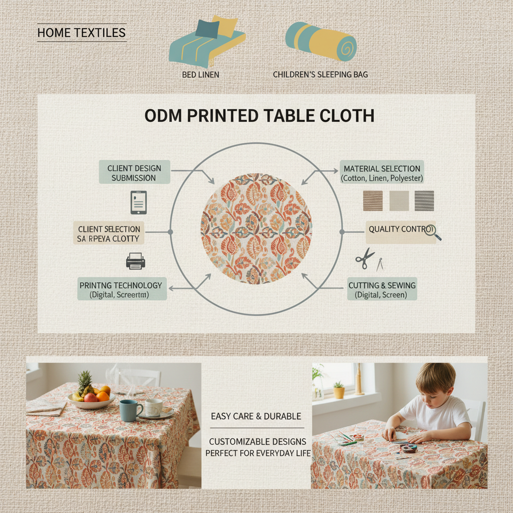 Elevate Your Brand with Custom ODM Printed Table Cloth Solutions