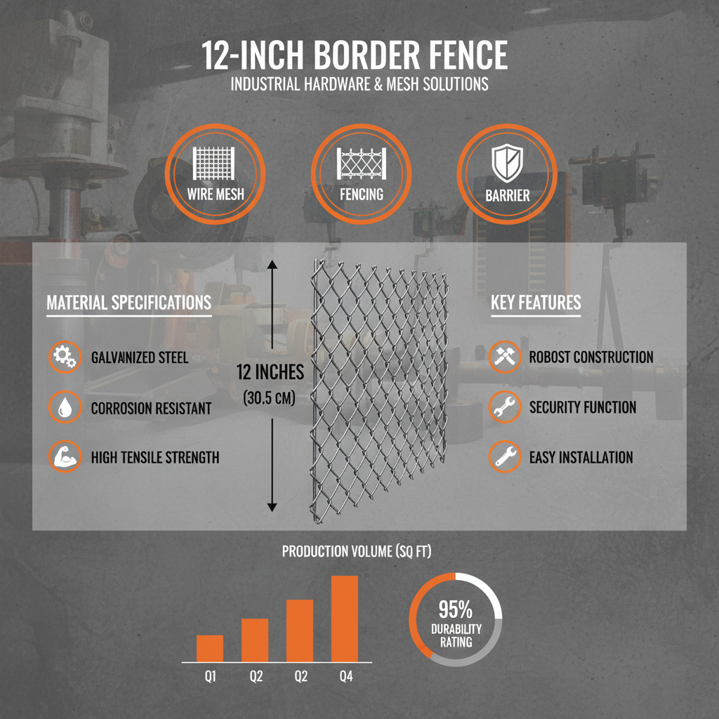 Choosing the Right 12 Inch Border Fence for Property Protection and Aesthetics