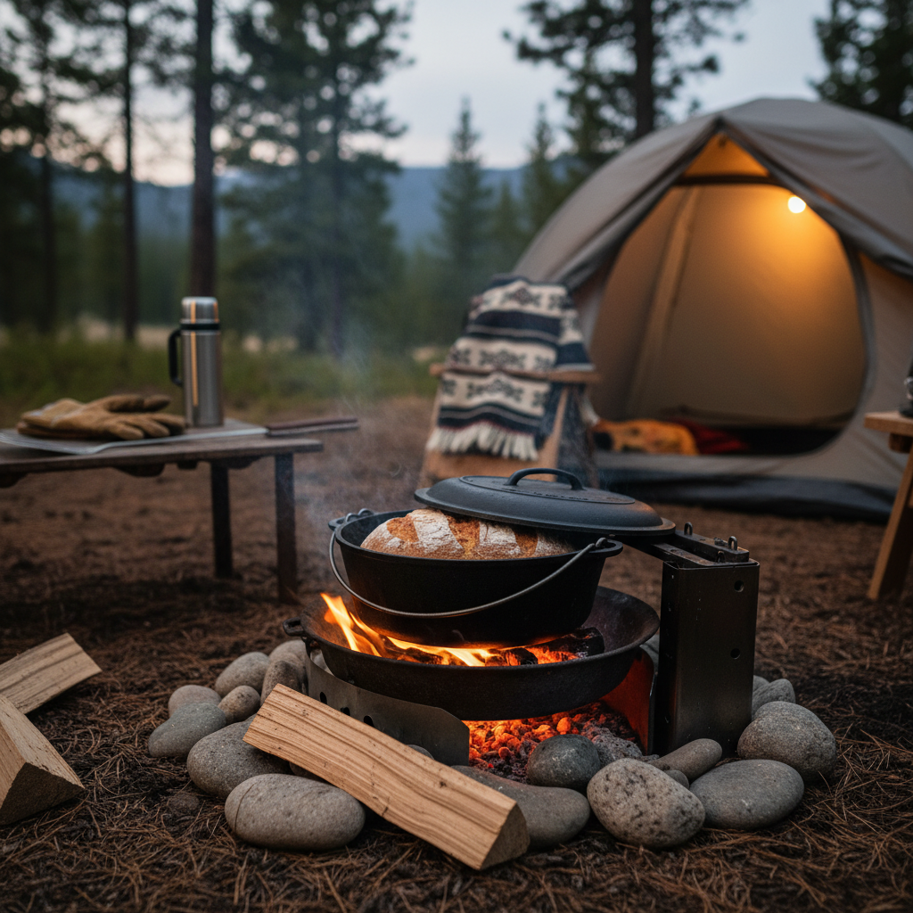 Elevate Your Outdoors with Delicious Baking in a Dutch Oven Camping