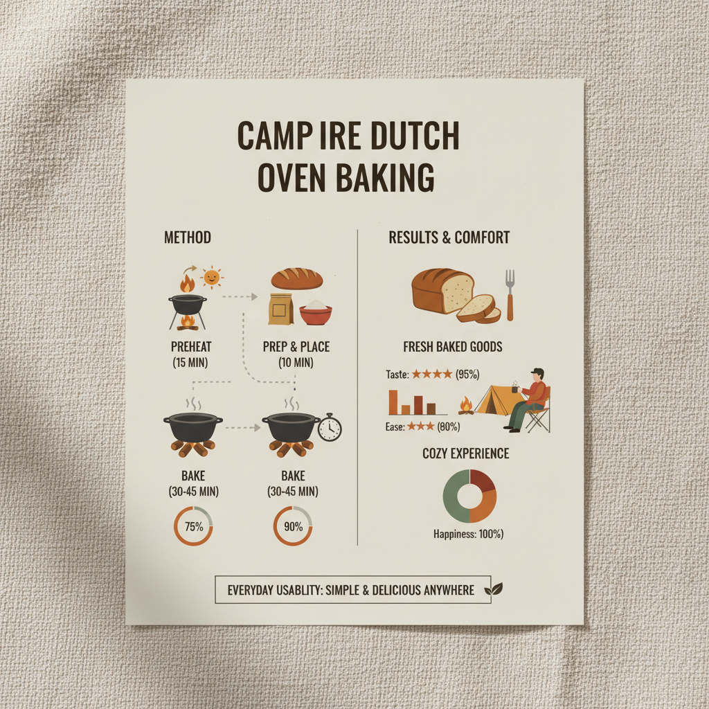 Elevate Your Outdoors with Delicious Baking in a Dutch Oven Camping