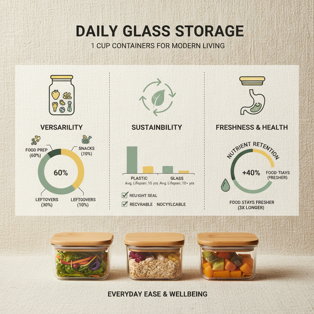 Choosing The Right 1 Cup Glass Storage Containers For Kitchen Organization