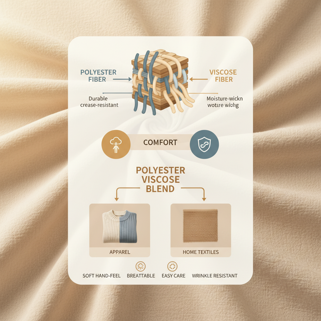 Comprehensive Guide to Polyester Viscose Fabric Properties and Applications
