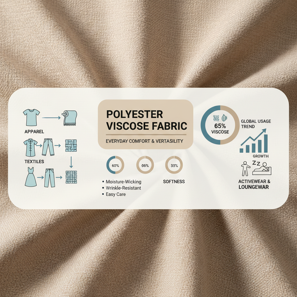 Comprehensive Guide to Polyester Viscose Fabric Properties and Applications
