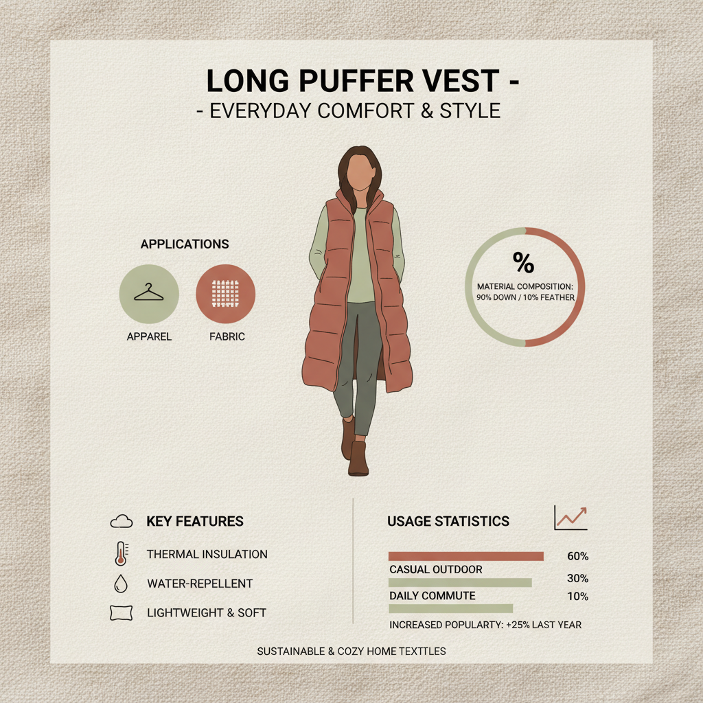 Stay Warm and Stylish with Long Puffer Womens Vests This Season