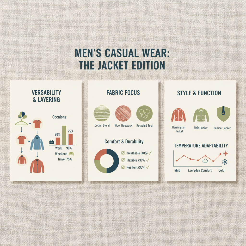 Elevate Your Style with Men's Casual Wear with Jacket from Pullytrade