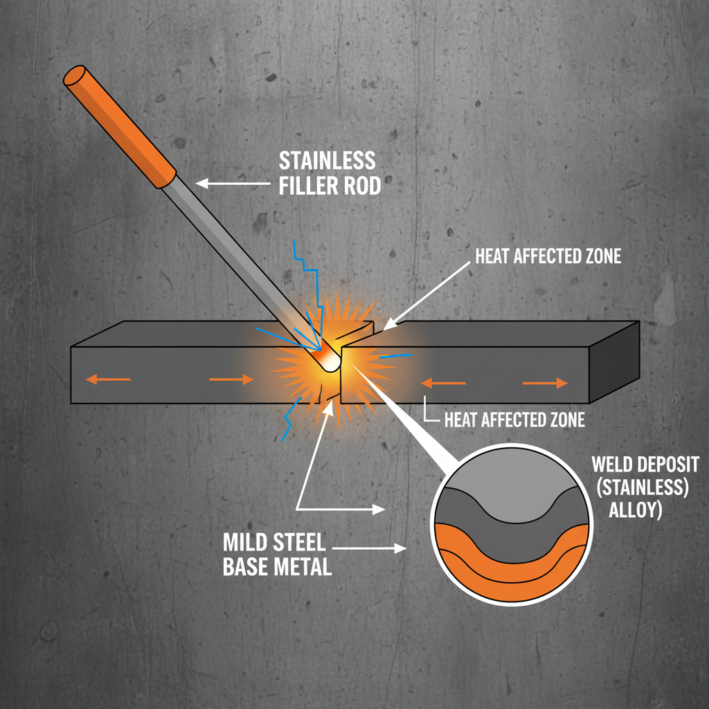 Optimal Welding Performance with Stainless Filler Rod on Mild Steel Applications