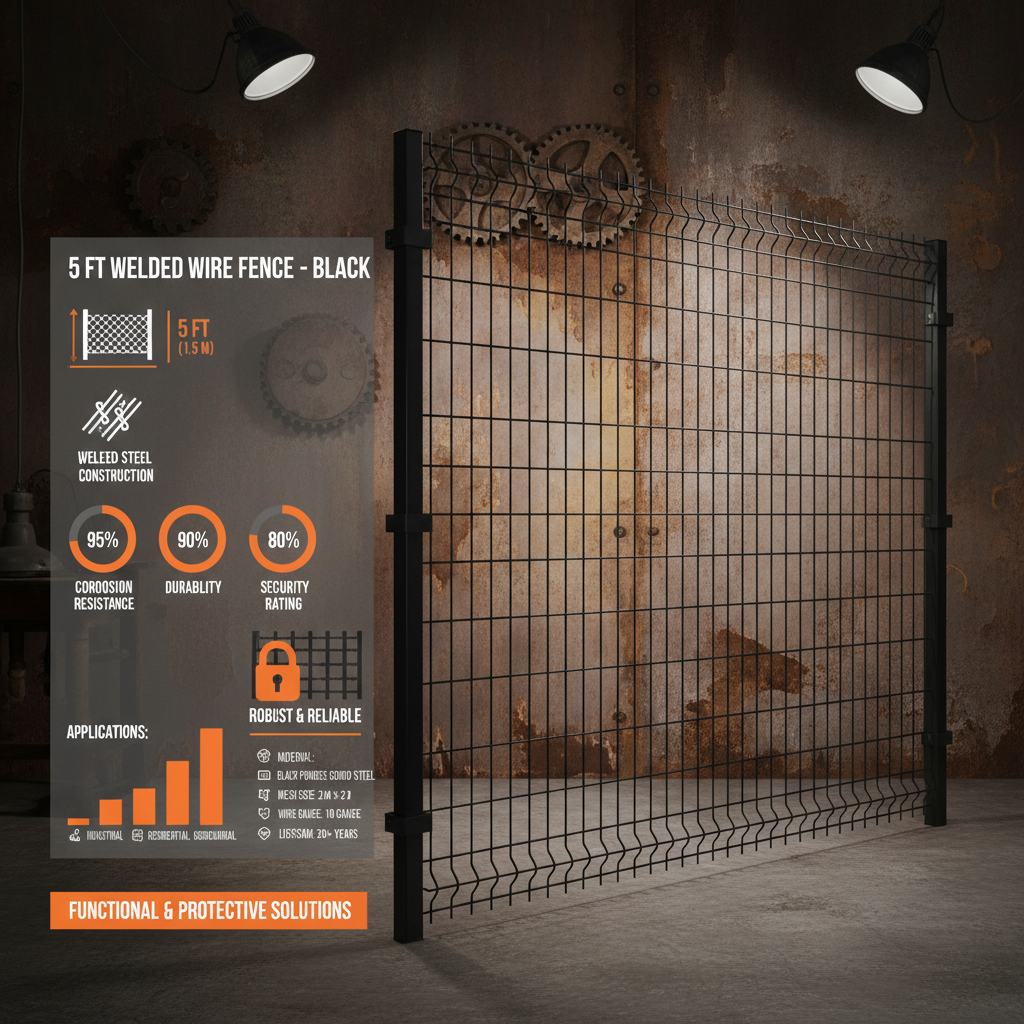 Comprehensive Guide to Choosing a Durable 5 ft Welded Wire Fence Black