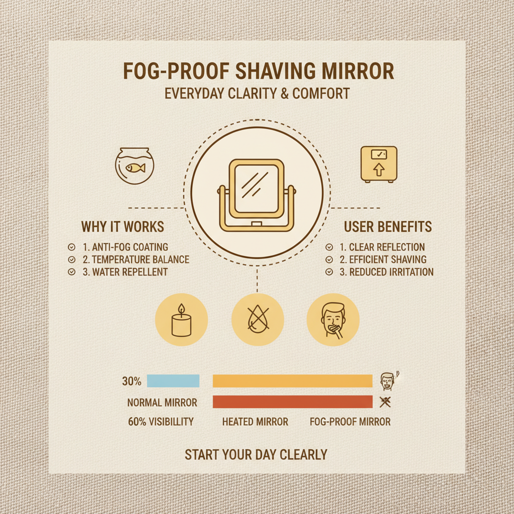 Comprehensive Guide to Selecting the Ideal Fog Proof Shaving Mirror for Your Needs