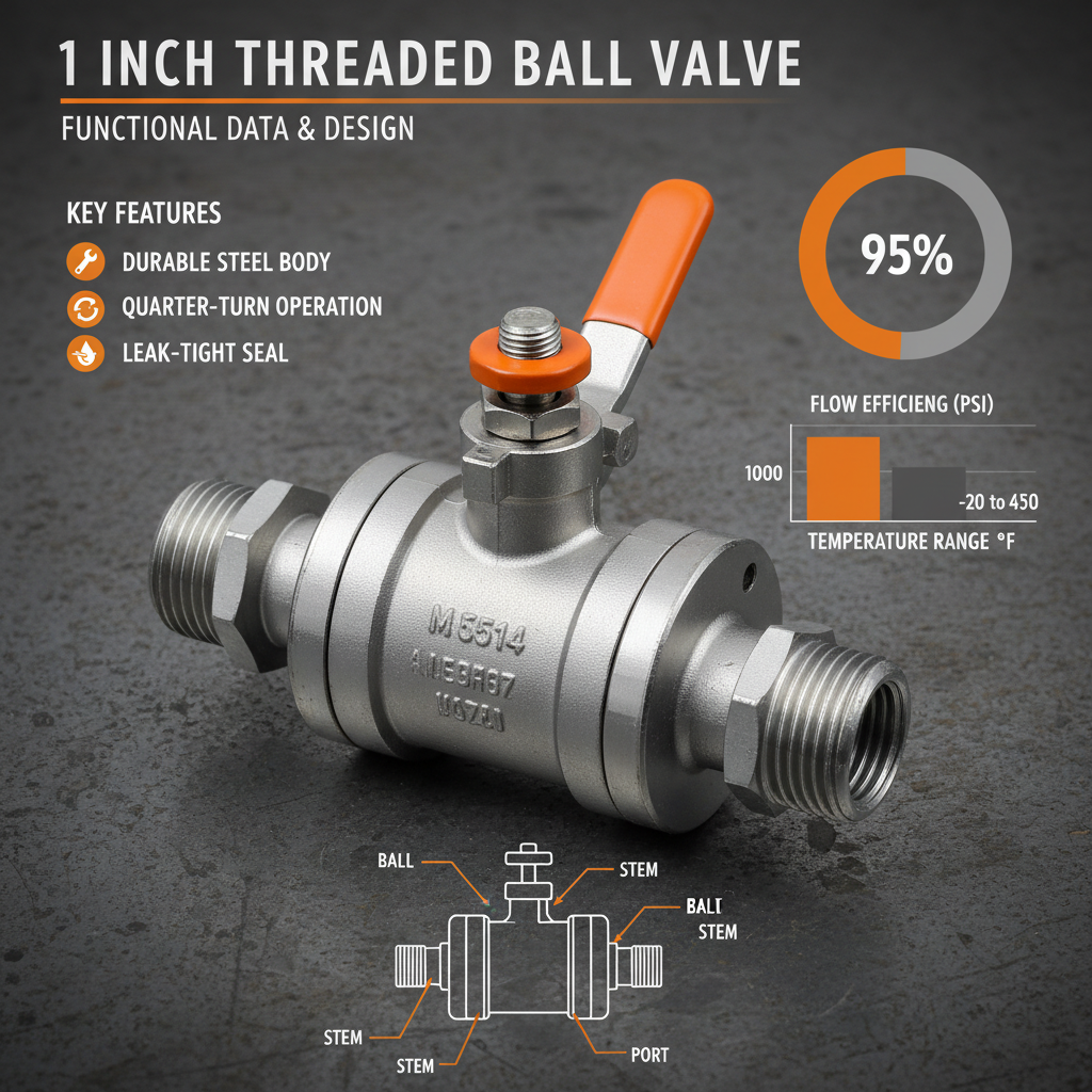 Understanding the Features and Applications of a 1 Inch Threaded Ball Valve