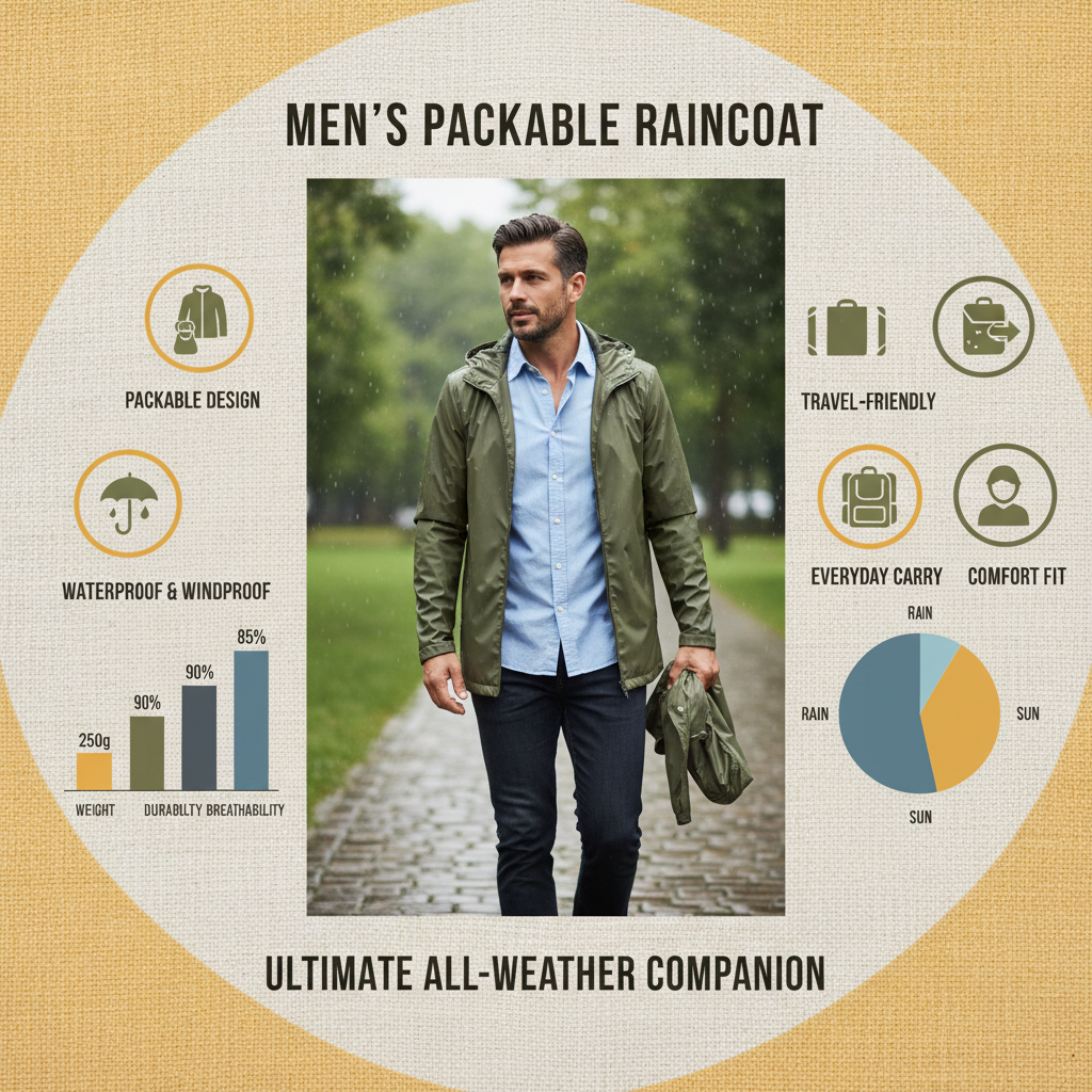 The Comprehensive Guide to Men's Packable Raincoats for Outdoor Adventures