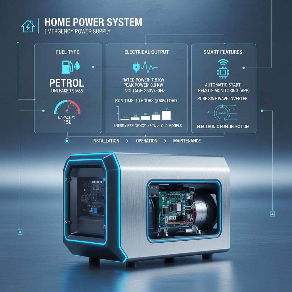 Comprehensive Guide to Selecting the Ideal Petrol Generator for House Use