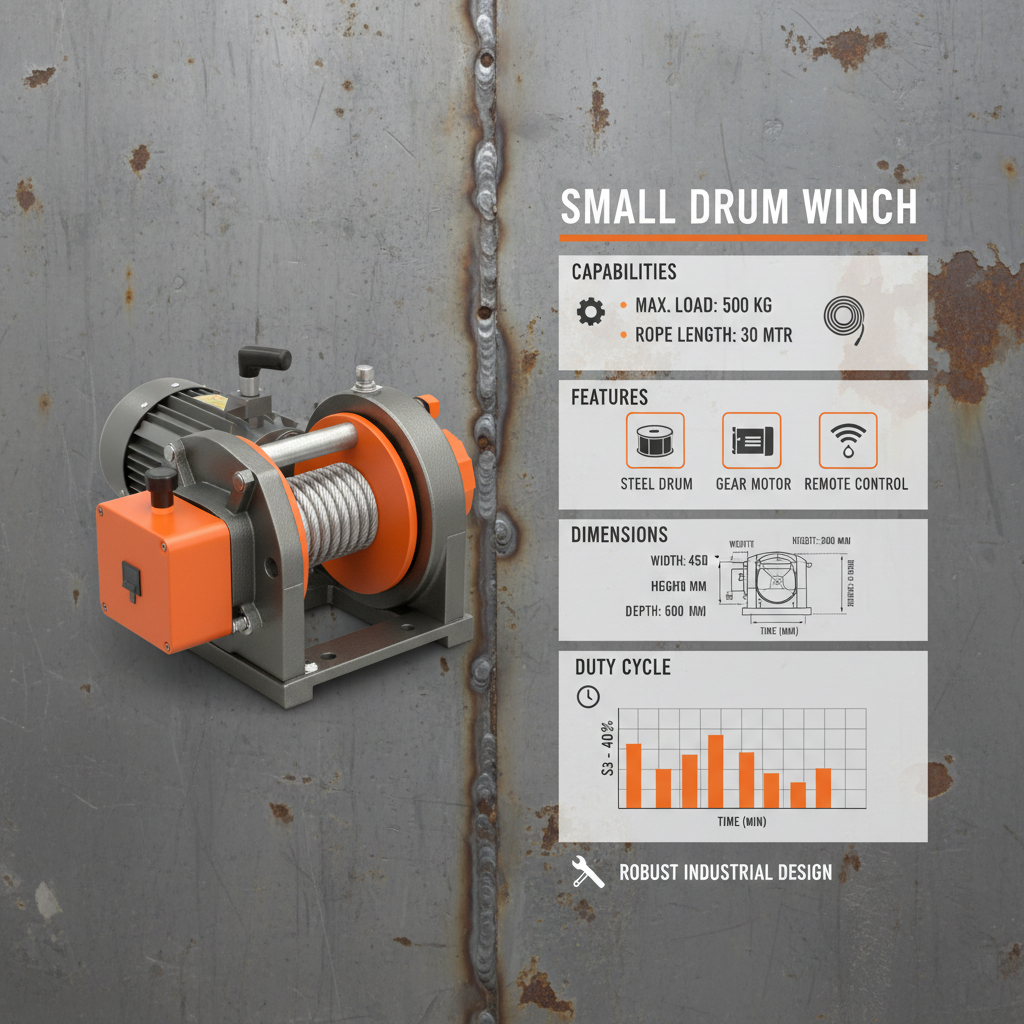 Understanding the Versatility and Applications of a Small Drum Winch