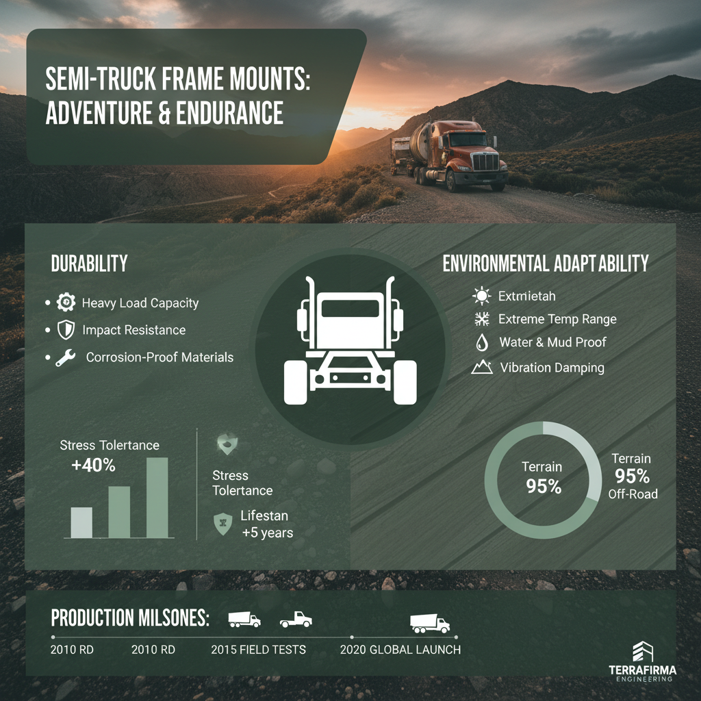 Comprehensive Guide to Semi Truck Frame Mounts for Optimal Performance