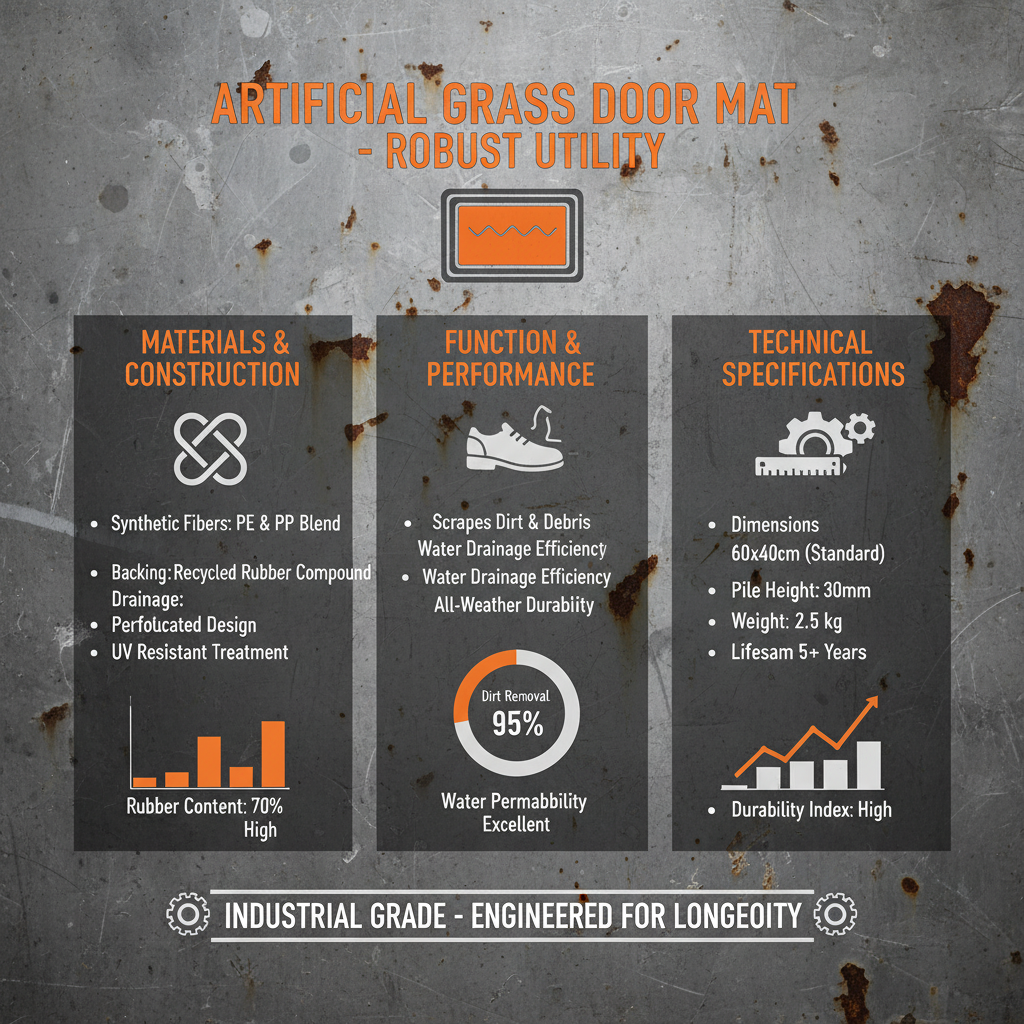 artificial grass door mat