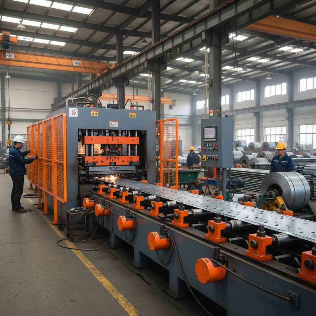 cable tray forming machine