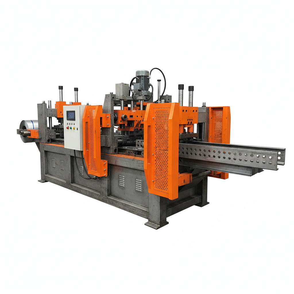 perforated cable tray machine