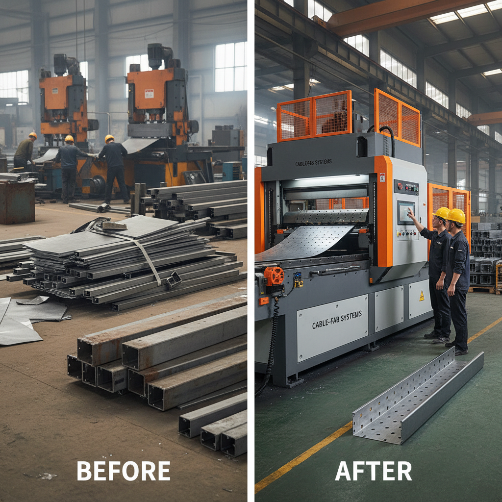 cable tray machine manufacturer