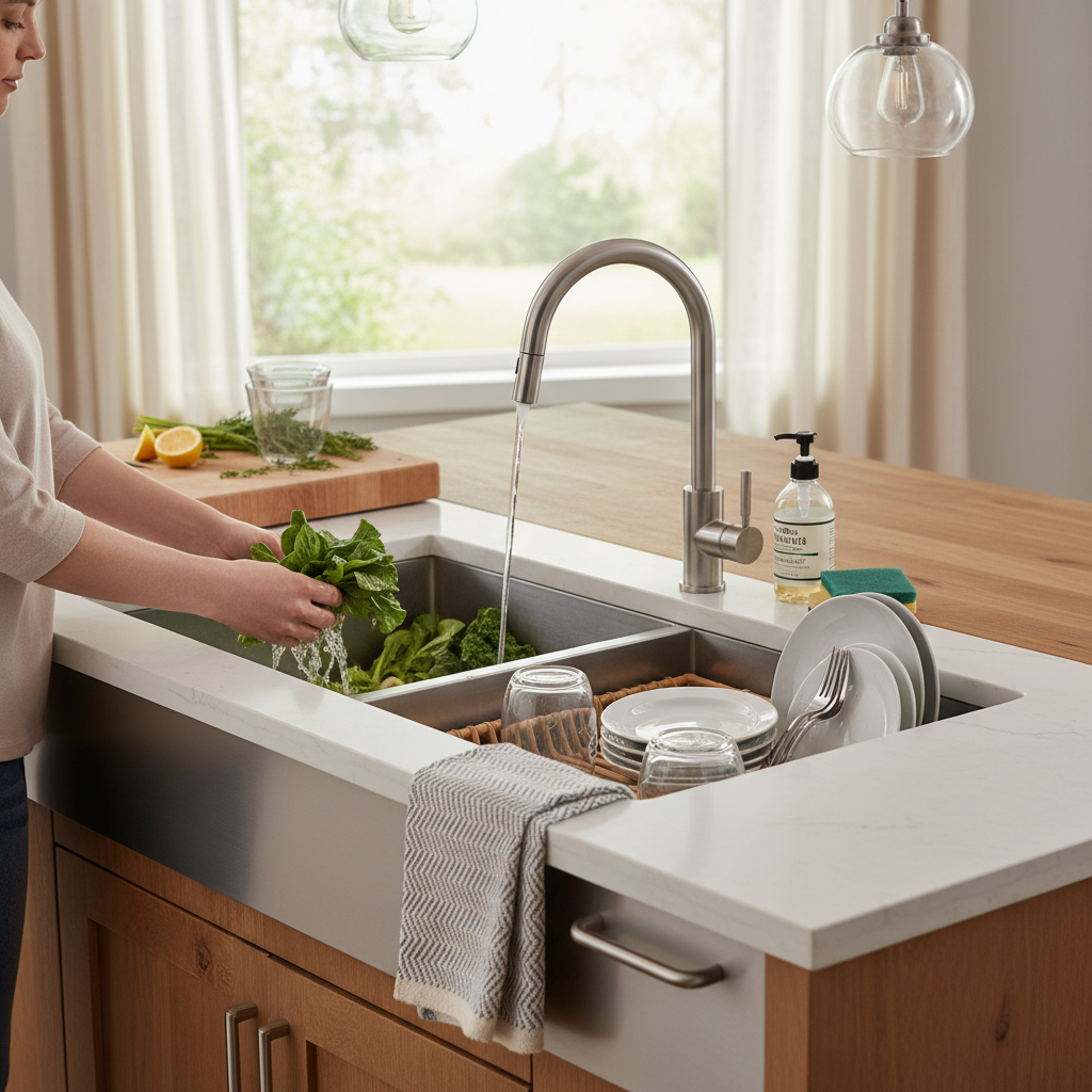3 bowl sink
