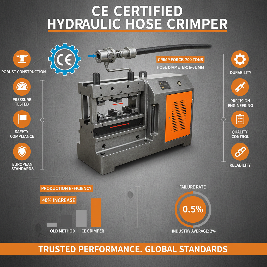 CE Certification hydraulic hose crimper