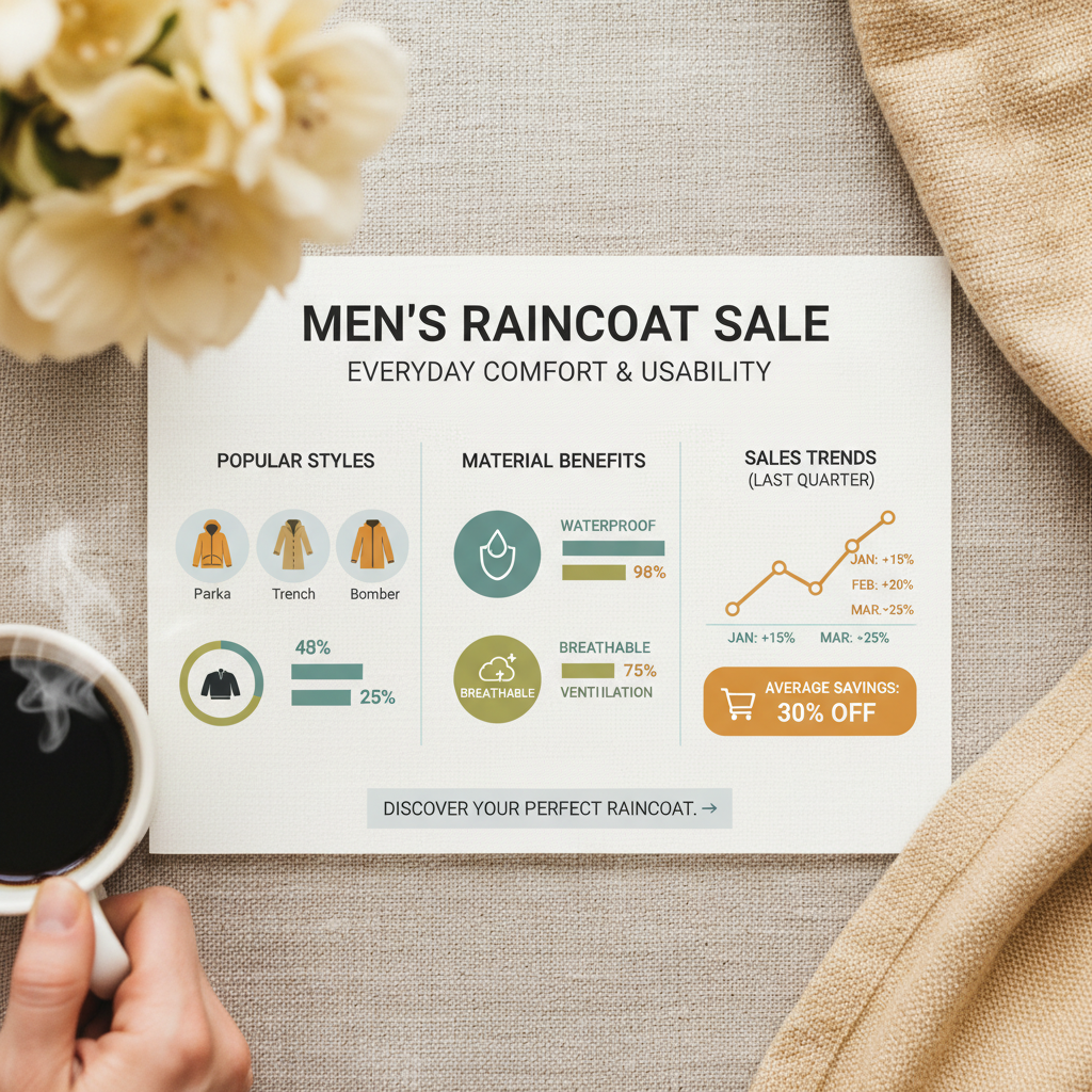 mens raincoat sale