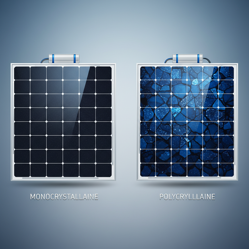 mono solar panel and poly solar panel