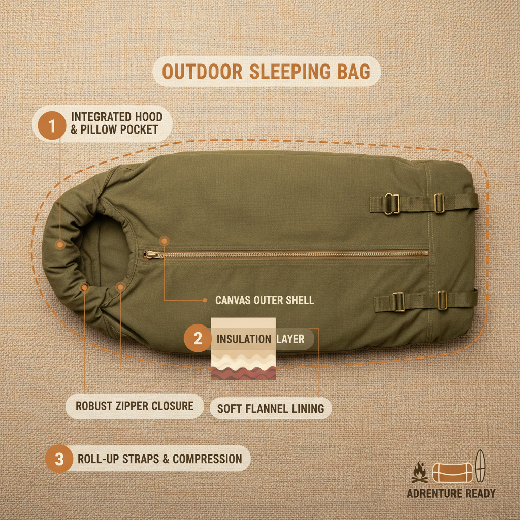 The Comprehensive Guide to Choosing the Right Canvas Sleeping Bag for Outdoor Adventures