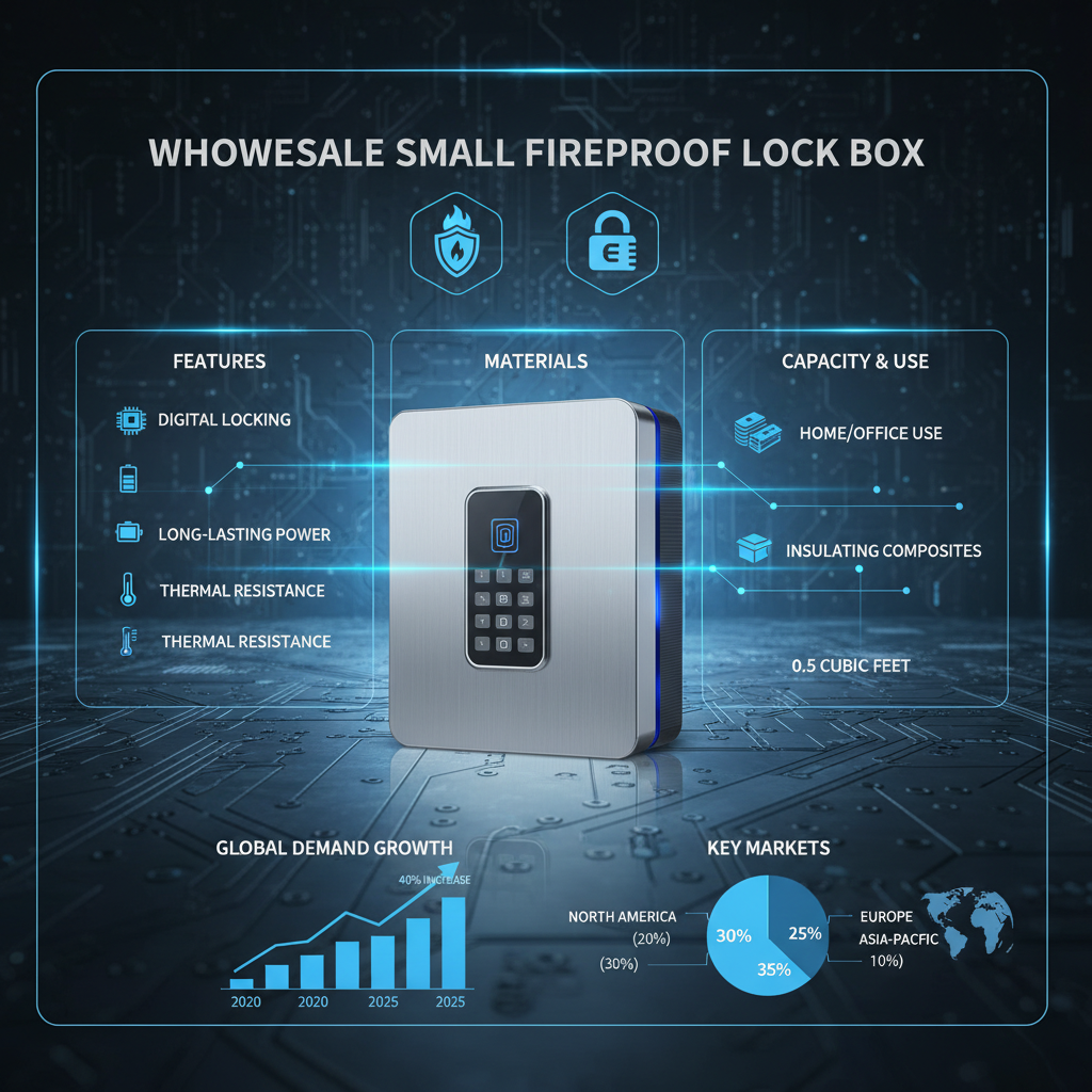 Wholesale small fireproof lock box