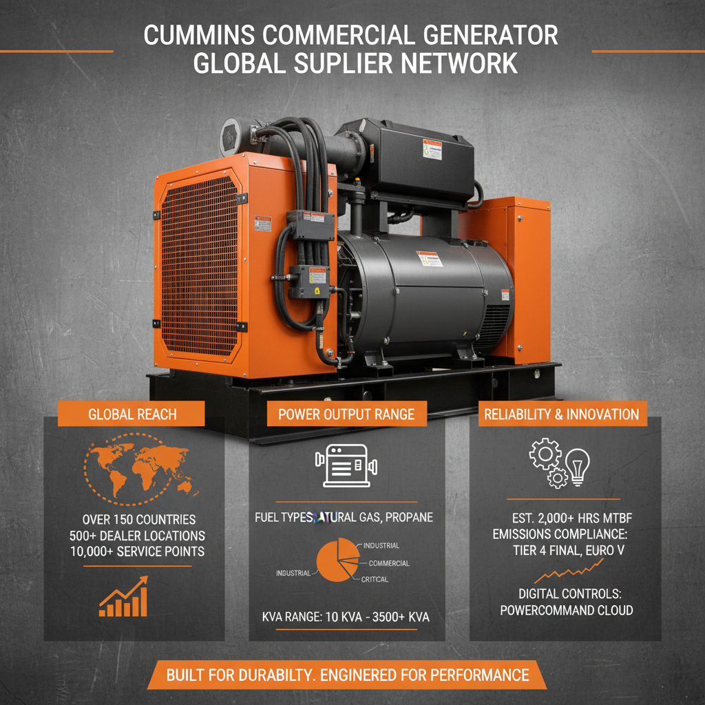 cummins commercial generator Supplier