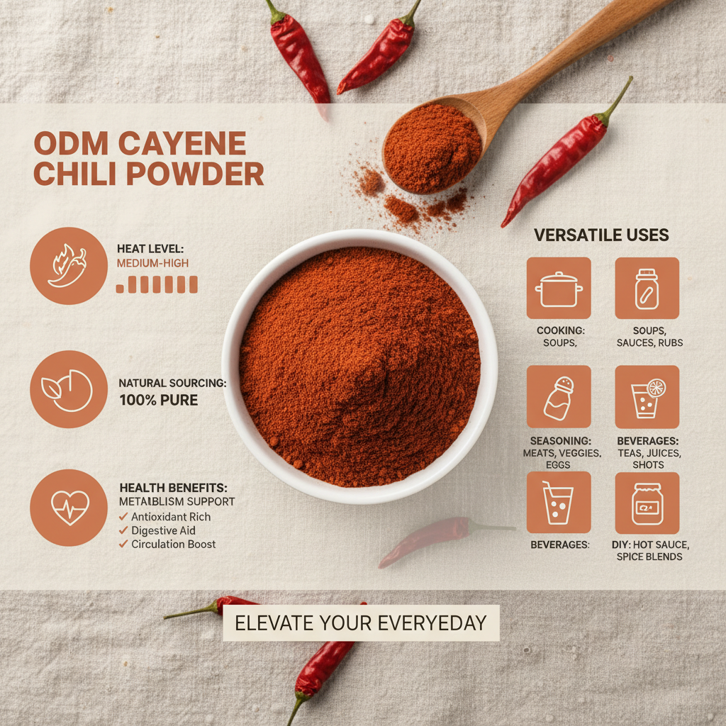 odm cayenne chili powder