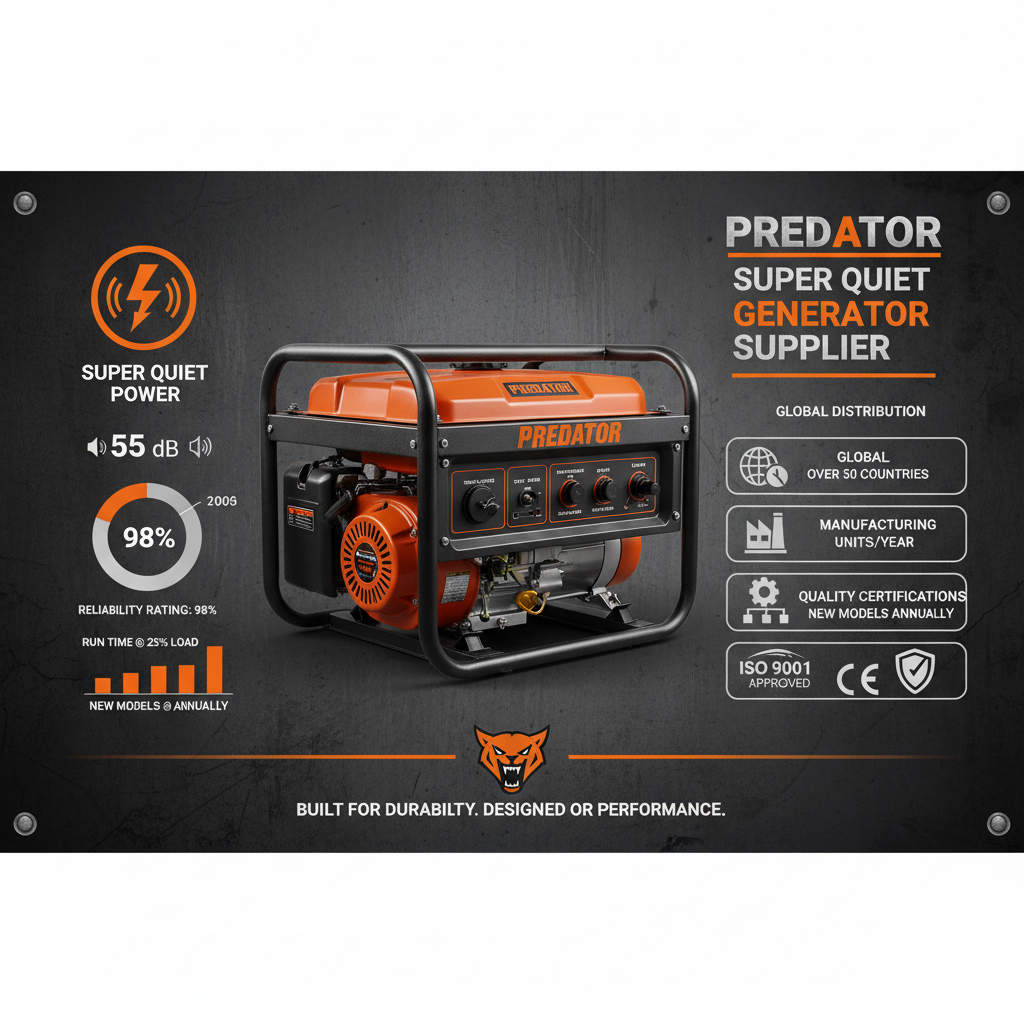 predator super quiet generator Supplier
