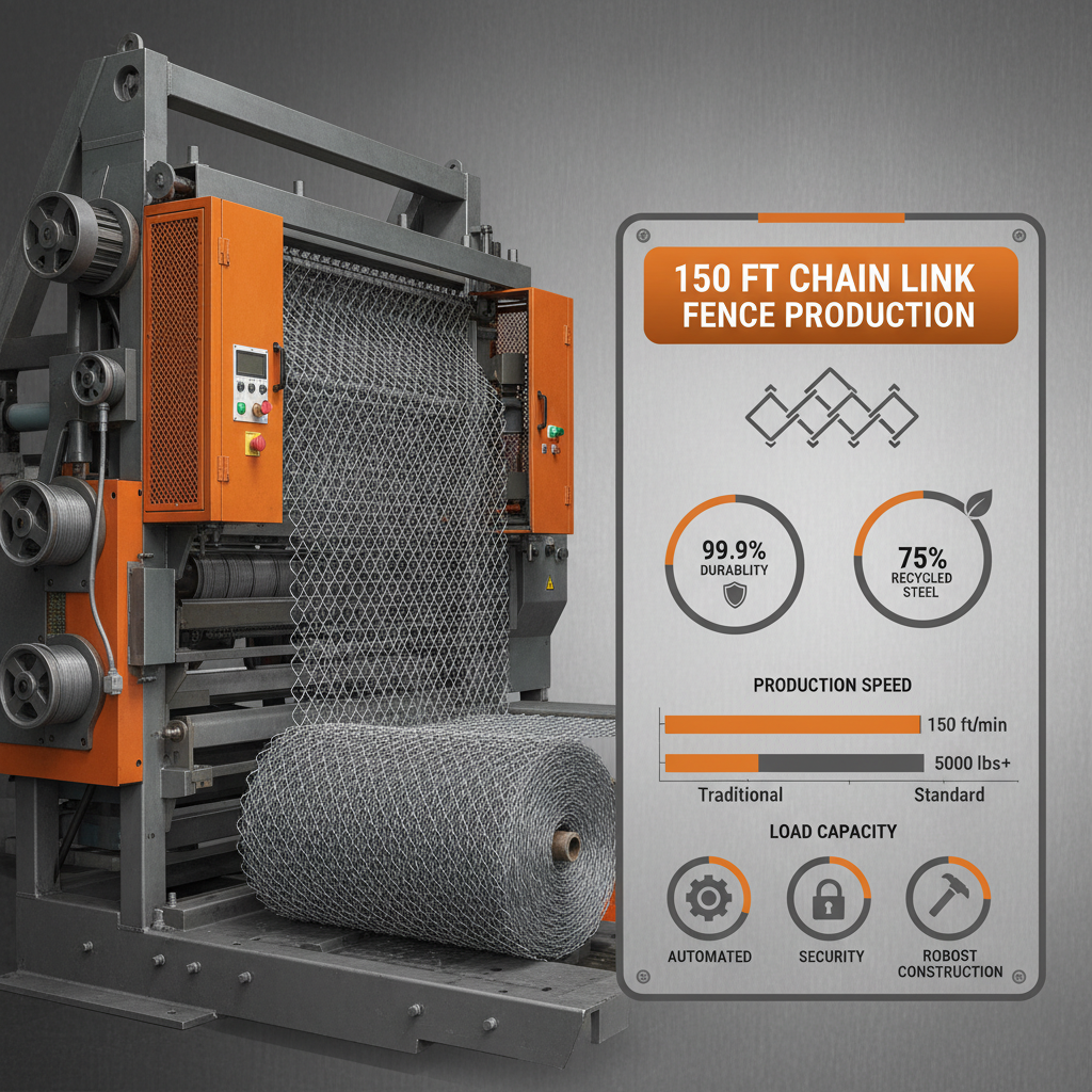 150 ft chain link fence