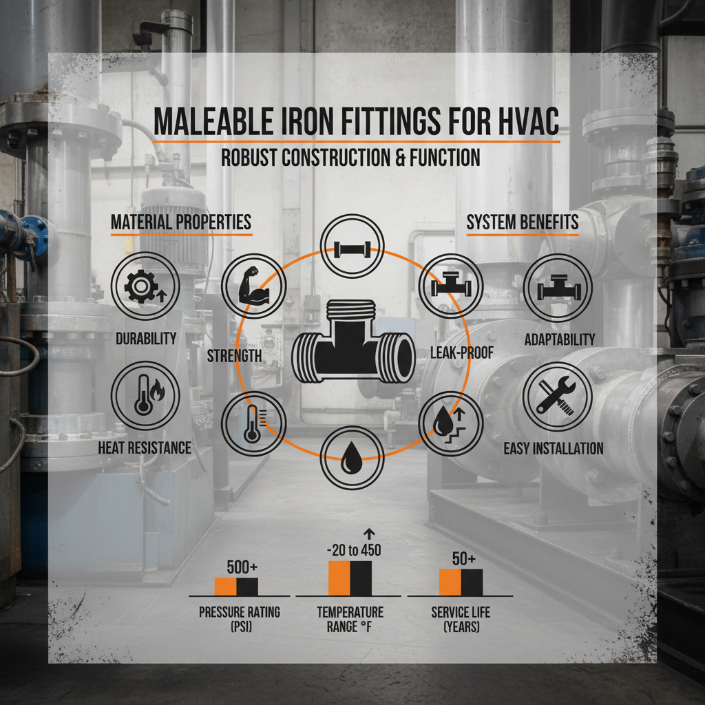 malleable iron fittings for hvac system