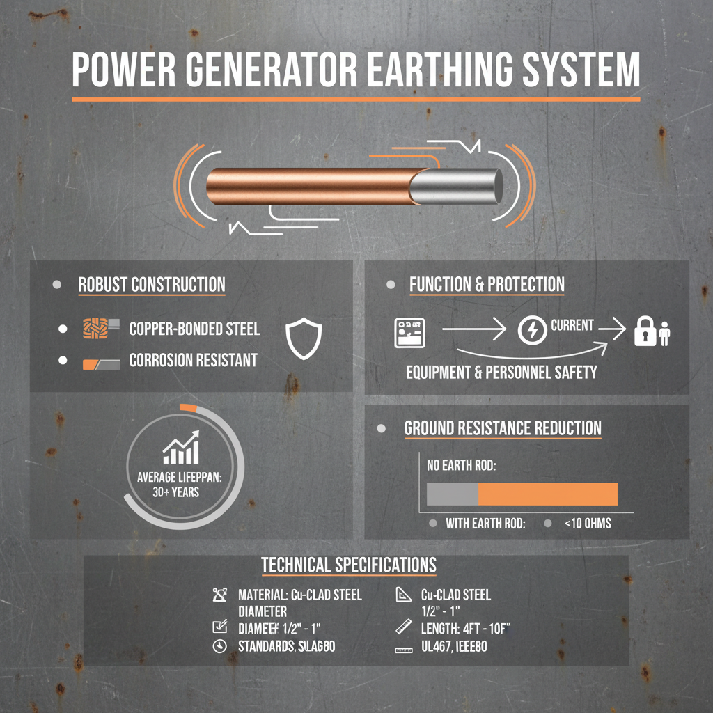 Choosing the Right Earth Rod for Generator Grounding and Safety