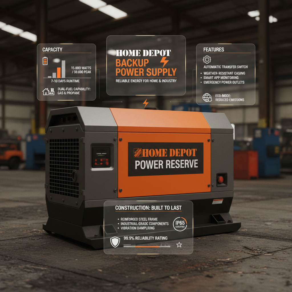 Comprehensive Guide to Home Depot Backup Power Supply Options and ACDCBESS Solutions